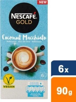 Nescafé Gold Coconut Macchiato Oploskoffie - 6 Doosjes à 6 Zakjes 15 Nescafé Gold Coconut Macchiato Oploskoffie - 6 Doosjes à 6 Zakjes -Beste Koffie Winkel 901x1200