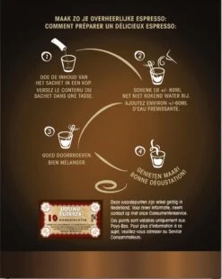 Douwe Egberts Espresso Sticks Oploskoffie - 6 X 25 Zakjes -Beste Koffie Winkel 957x1200 1