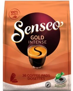 Senseo Gold Intense Koffiepads - 7/9 Intensiteit - 4 X 36 Pads 16 Senseo Gold Intense Koffiepads - 7/9 Intensiteit - 4 X 36 Pads -Beste Koffie Winkel 966x1200 4