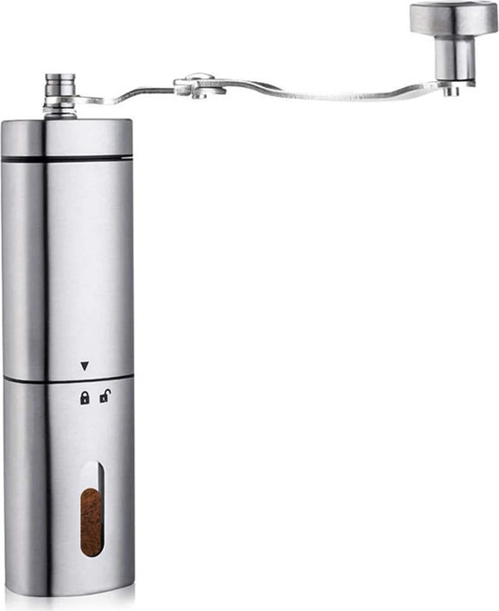 Comes In Handy - Koffiemolen Handmatig - Keramische Kern - Roestvrijstaal - Instelbare Maalgraad 3 Comes In Handy - Koffiemolen Handmatig - Keramische Kern - Roestvrijstaal - Instelbare Maalgraad