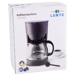 Koffiezetapparaat 1,25L Zwart 750W -Beste Koffie Winkel bb7a545f64dcbc170ce5ff023bb39618